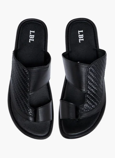 LBL by Shoexpress Men's Textured Slip-on Arabic Sandals