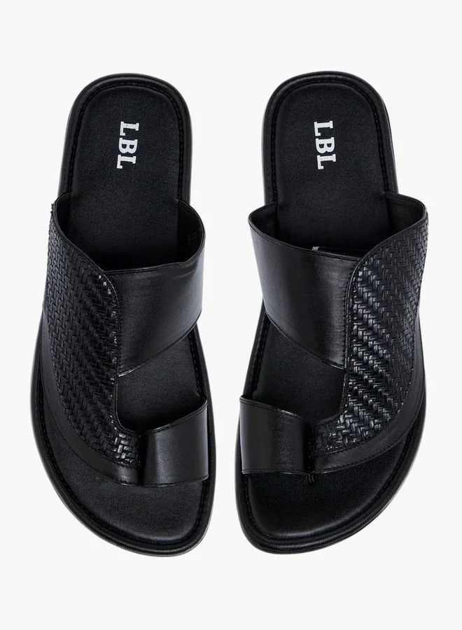 ال بي ال من شو اكسبرس صنادل رجالي بنقوش انزلاقية