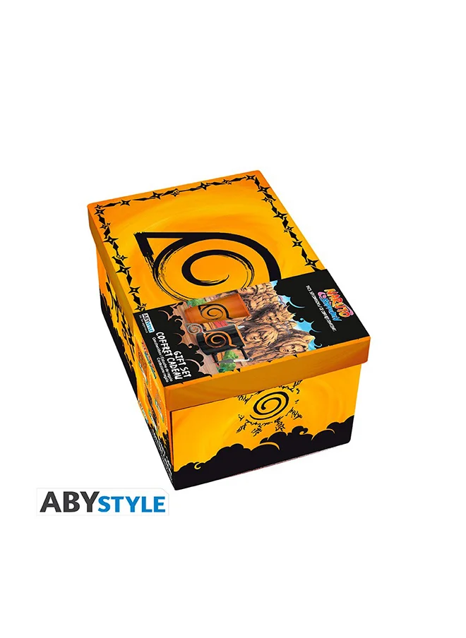 ABYstyle ABYstyle NARUTO SHIPPUDEN - Pck premium Large Glass + 3D Keychain + 3D Mug