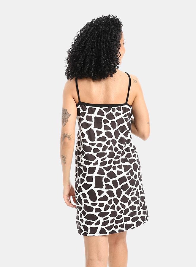 kady Black & White Printed Sleepshirt - Image 3