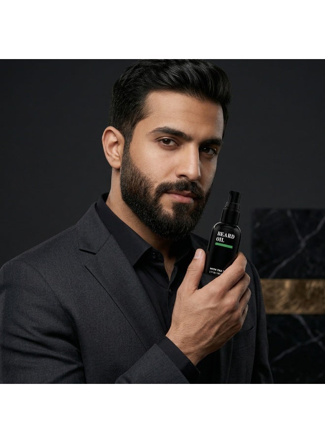 باتشينوس باتشينوز زيت اللحية – يقضي على قشرة اللحية، يخفف الحكة، ولمعان صحي - Image 2
