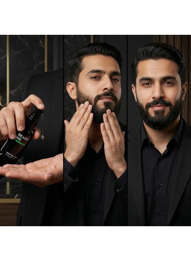 باتشينوس باتشينوز زيت اللحية – يقضي على قشرة اللحية، يخفف الحكة، ولمعان صحي - Image 3