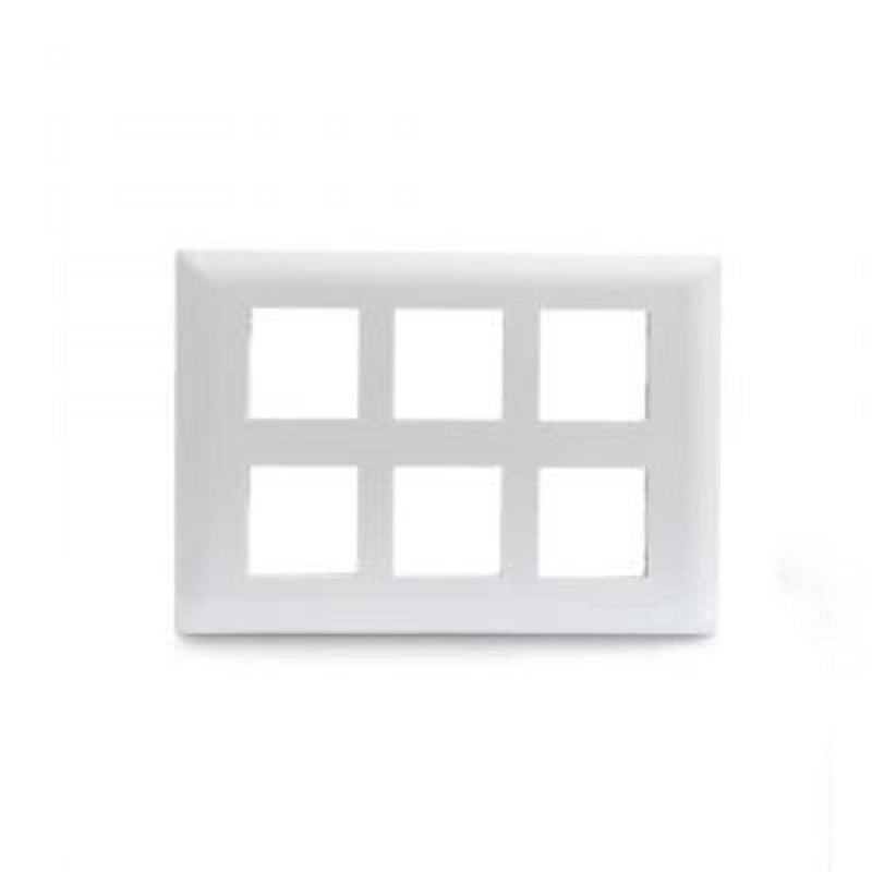 Electric Livia4 Module Grid 4 Module Cover Frame White Pack of 1 10 Module Grid 10 Module Cover - Image 5