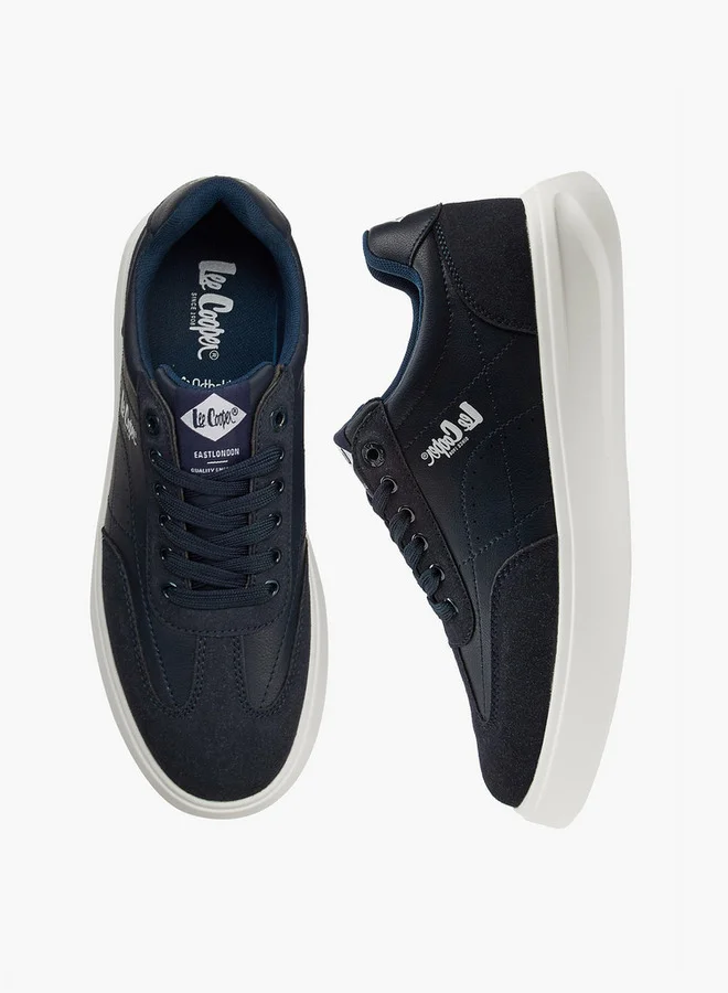 Lee Cooper Men's Panelled Lace-Up Sneakers
