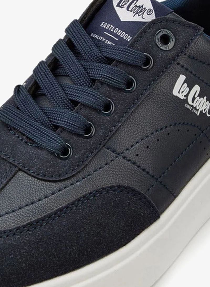 لي كوبر أحذية رياضية رجالية برباط وتفاصيل شبكية