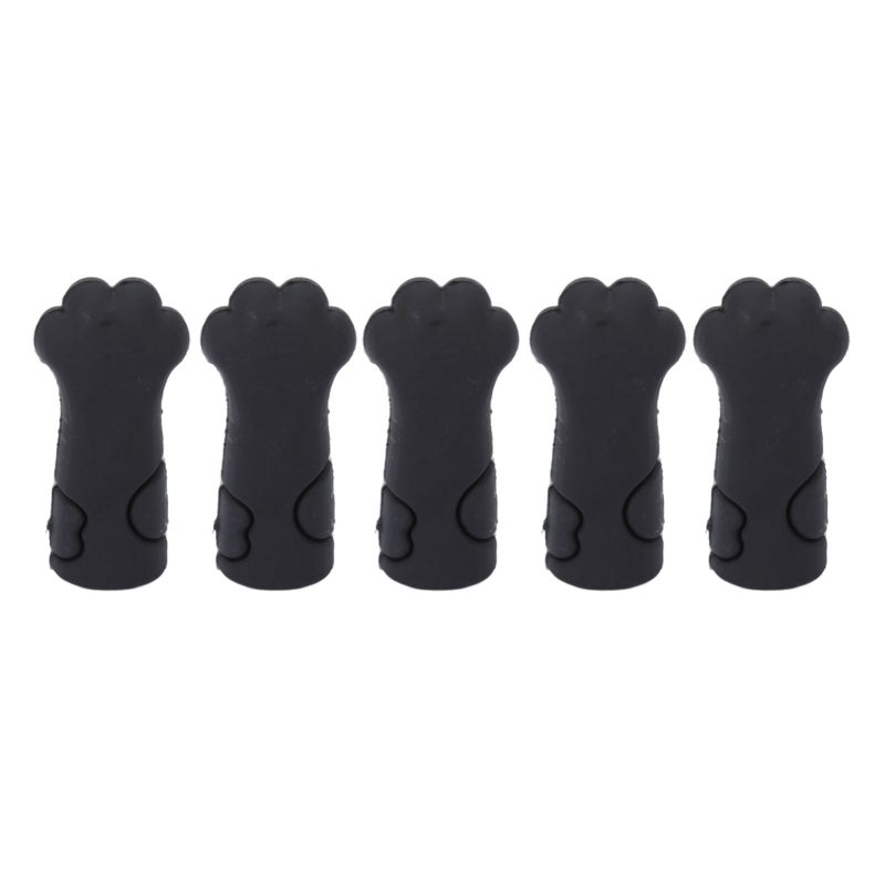 Cat Paw Shape Soft Silicone Cuticle Scissors Cover - Universal Fit Lightweight Protective Sleeve for Travel Nail Care Tools - Image 2