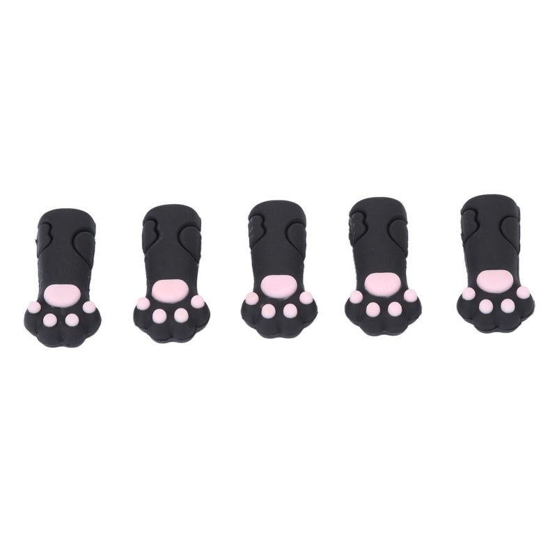 Cat Paw Shape Soft Silicone Cuticle Scissors Cover - Universal Fit Lightweight Protective Sleeve for Travel Nail Care Tools - Image 3