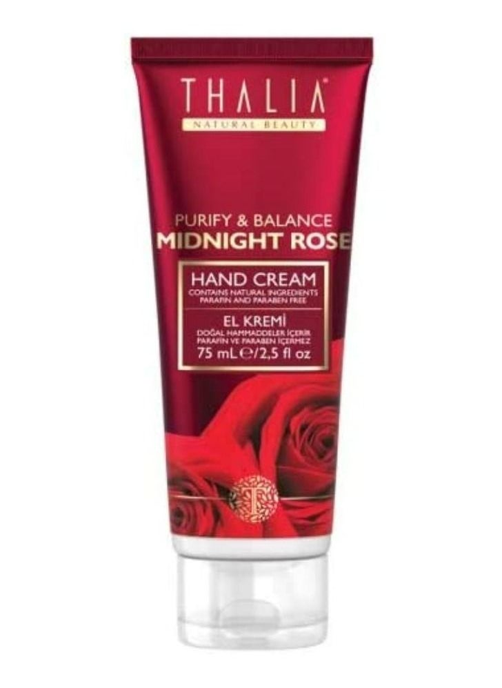 THALIA - THALIA PURIFYING MIDNIGHT ROSE (ROSE WATER) HAND CREAM 75 ML - Image 1