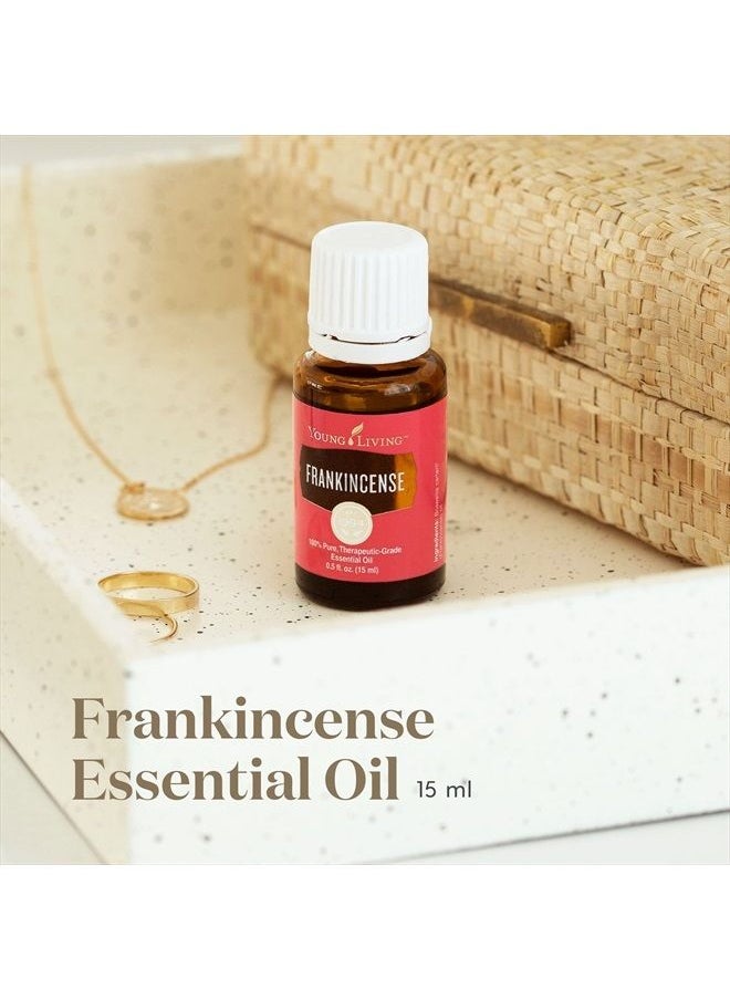 Young Living Frankincense Essential Oil 15ml - Pure & Therapeutic Grade Oil - Warm, Spicy Aroma - Promotes Relaxation, Calmness & Holistic Wellness Journey  - Image 2