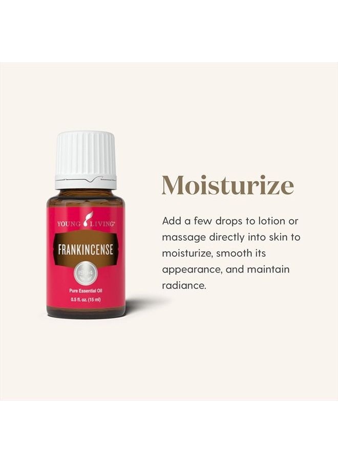 Frankincense Essential Oil 15ml - Pure & Therapeutic Grade Oil - Warm, Spicy Aroma - Promotes Relaxation, Calmness & Holistic Wellness Journey