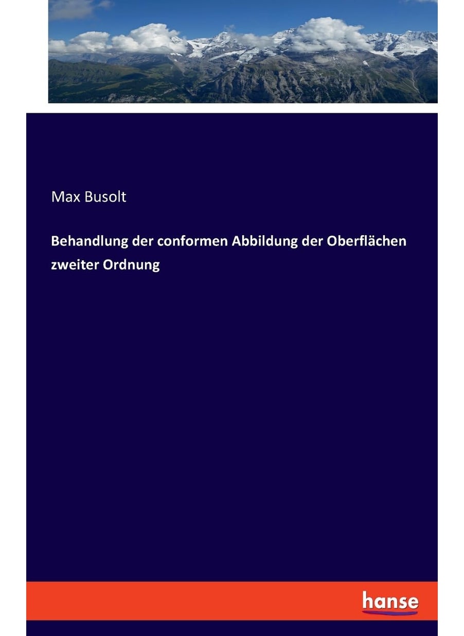 Behandlung der conformen Abbildung der Oberflächen  - Image 1