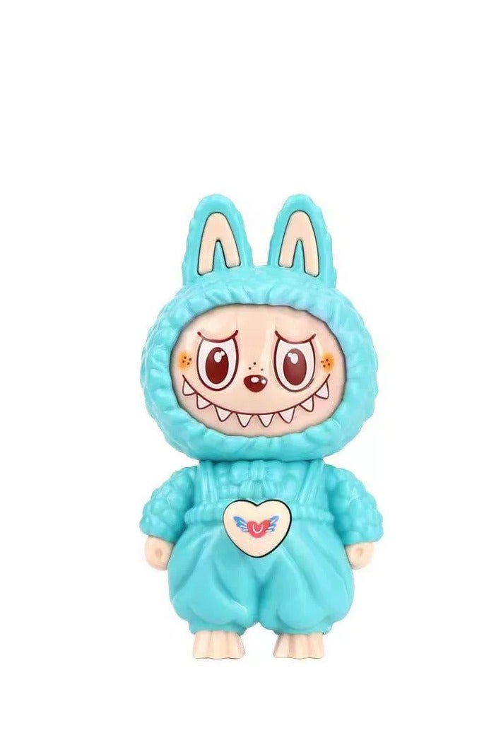 Laboboo Face Changing Doll Necklace, Stylish Cartoon Gift, Keychain, Stress Relief Toy For Kids (Multicolor) 1Pc - Image 2