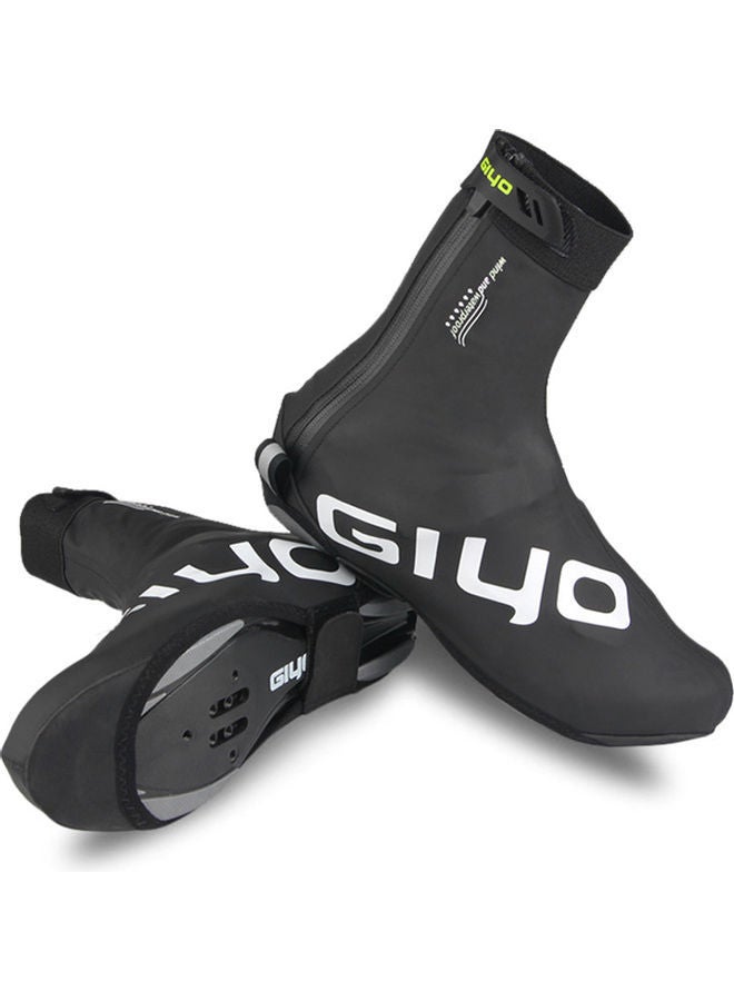 NIBEMINENT Waterproof PU Cycling Shoes Covers With Reflective Design Men Women XL 40 x 3 40cm - Image 1
