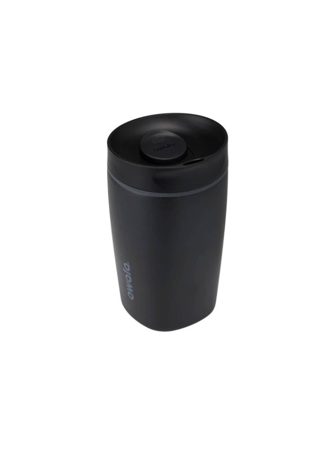Owala SmoothSip Slider Insulated Stainless Steel Coffee Tumbler, Reusable Iced Coffee Cup, Hot Coffee Travel Mug, BPA Free 12 oz - Image 2