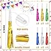 Twavang 24 Pcs Glitter Noise Makers Metallic Fringed Party Blower for Adults Birthday Graduation New Years Party Favors Supplies Colorful - Image 4