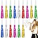 Twavang 24 Pcs Glitter Noise Makers Metallic Fringed Party Blower for Adults Birthday Graduation New Years Party Favors Supplies Colorful - Image 2
