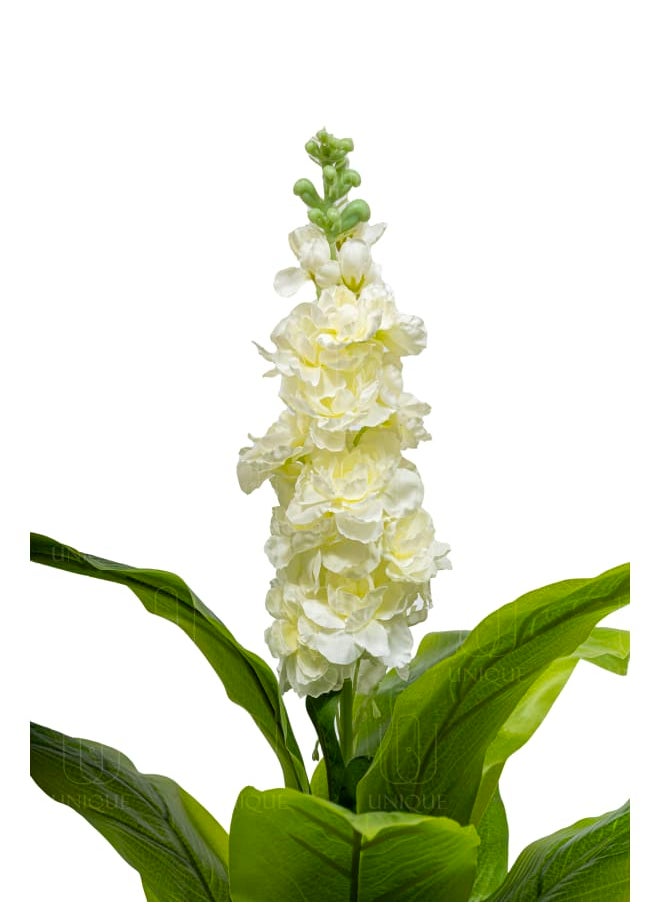 Unique Pots And Plants Dracaena Artificial Tree With White Flowers H100CM  - Image 3