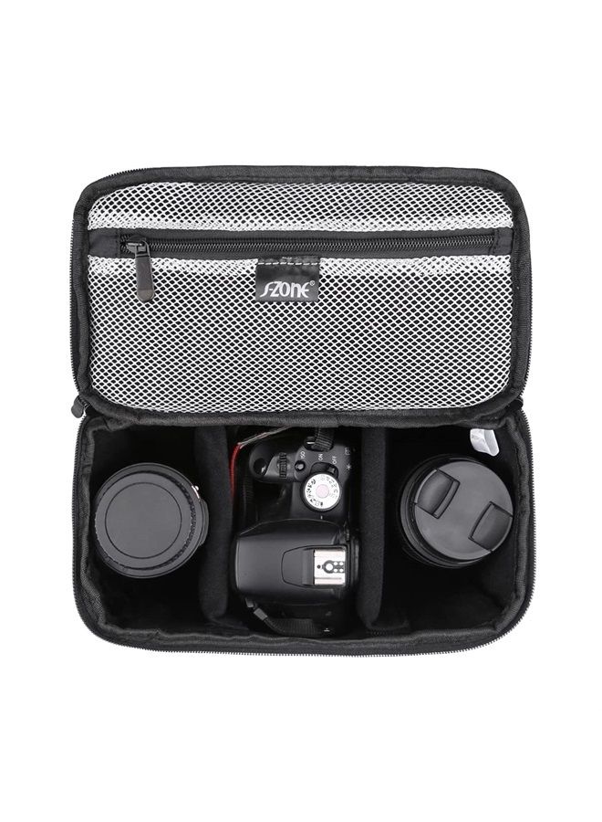 S-ZONE Water Resistant Camera Insert Bag with Sleeve Camera Case Upgraded Version 2.0 - Image 2