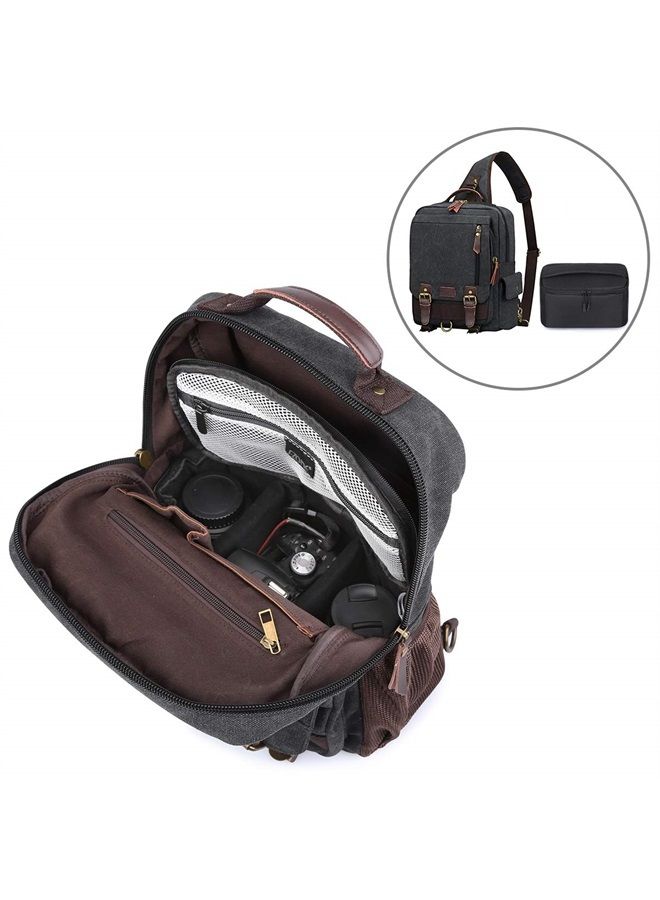 S-ZONE Water Resistant Camera Insert Bag with Sleeve Camera Case Upgraded Version 2.0 - Image 4