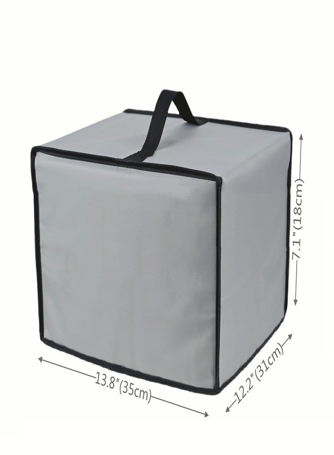 AF-WAN Heavy-Duty Dust Cover Compatible with Cuisinart Griddler GR-4NP1, GR-5BP1, GR-11, GR-6S | Waterproof, Bite-Resistant, Foldable Protector with Handles (Gray) - Image 5