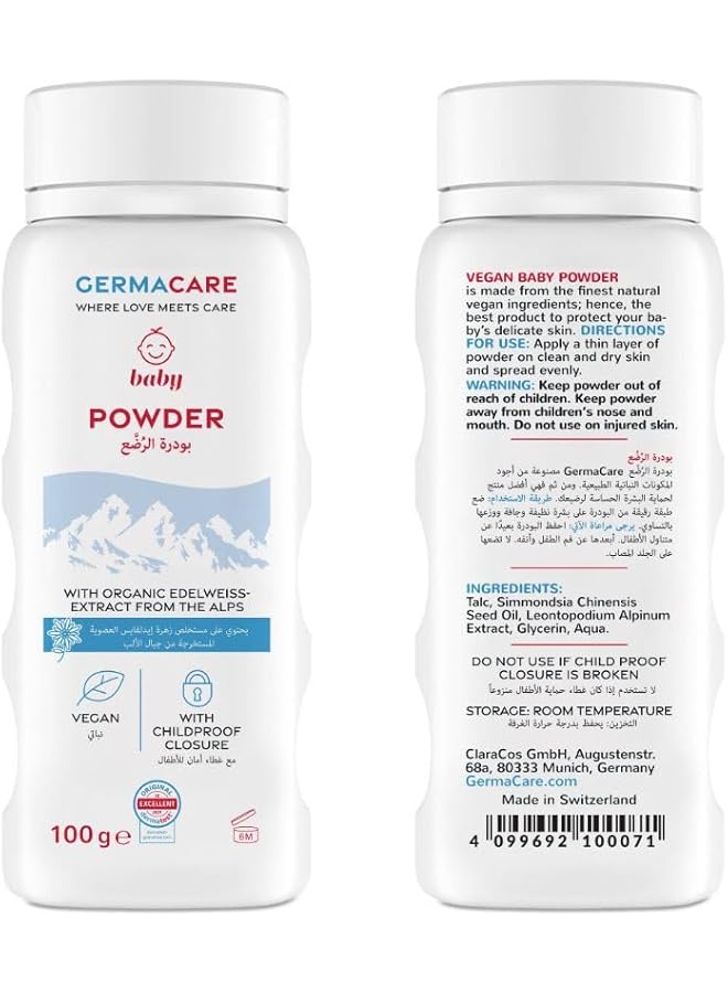Germacare Talc Free Baby Powder Container 100Gm - Image 4