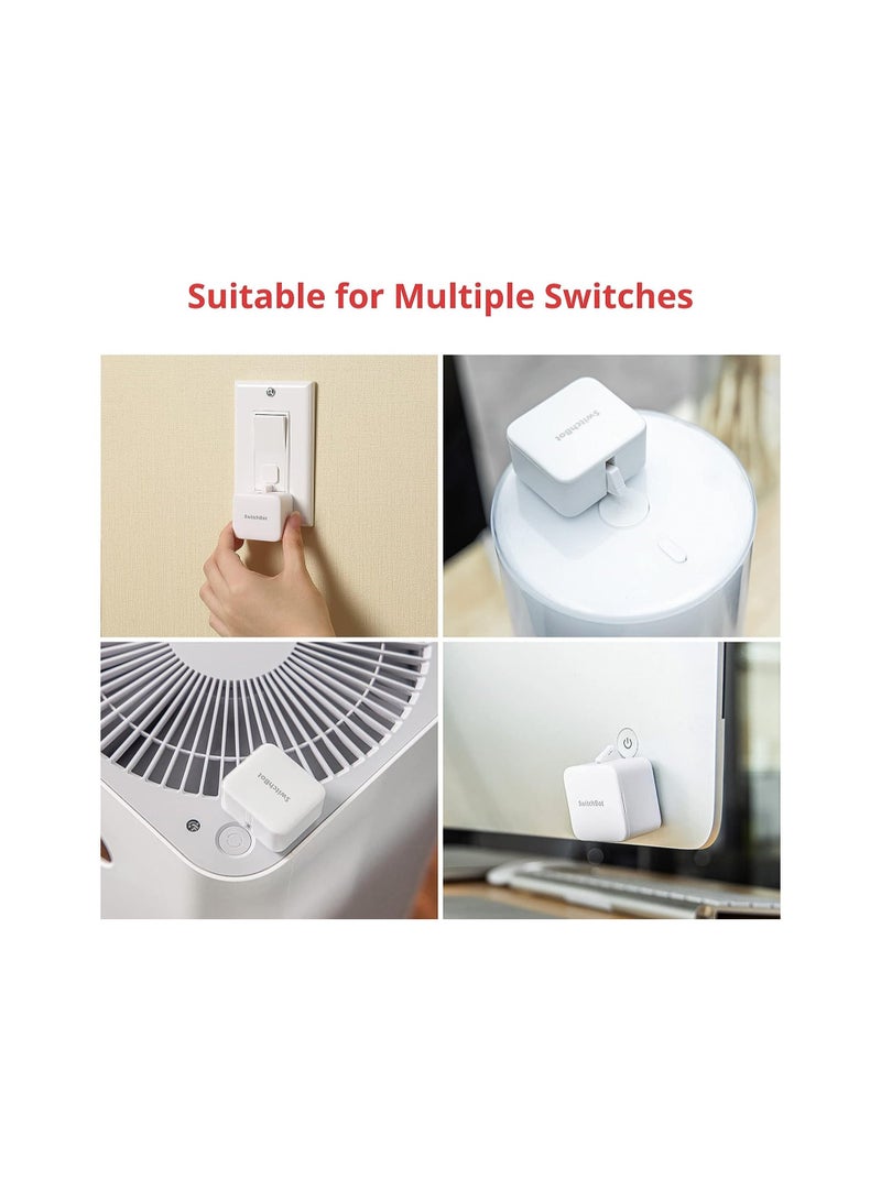 SwitchBot, voice or app-controlled device that mechanically turns any rocker switch and button on/off Black SWITCHBOT-S1 - Image 2