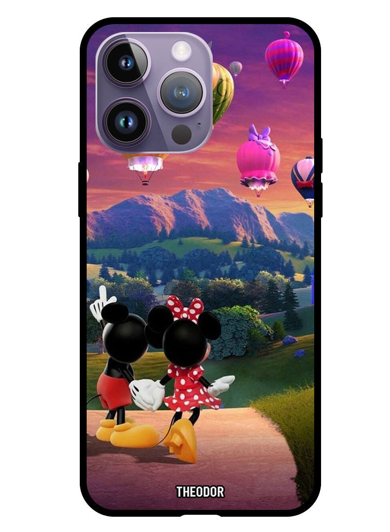 Theodor Protective Case Cover For Apple iPhone 14 Pro 6.1" 2022 Mickey Minnie - Image 1