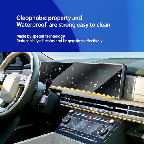 XXCIWP 6pcs 2026 2025 Hyundai Santa Fe Screen Protector is a Continuous & AC Climate Film for 2025 2024 Hyundai Santa Fe SE SEL XRT Limited Calligraphy Hybrid Dual 12.3Inch Plastic Screen Protector Touchscreen - Image 4