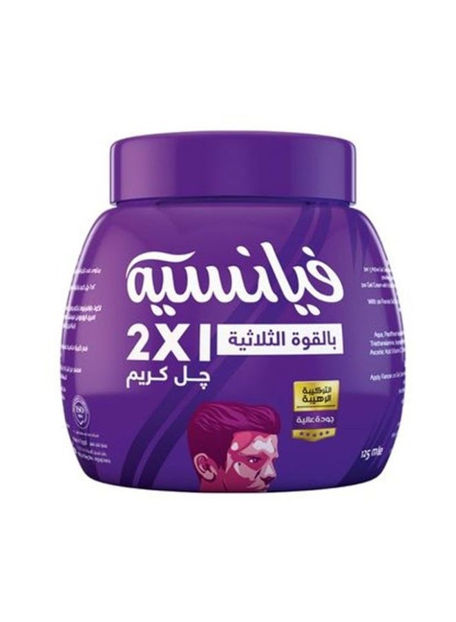 FIANCEE Gel Cream 2 IN 1 Three Active - 125ML - Image 1