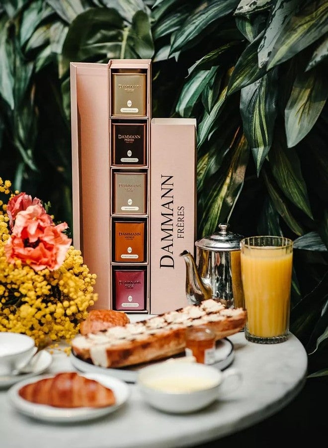 Dammann Freres Damman Freres Gift Set, Iris, Premium Gourmet French Teas, Set of 5 (1.1 Ounce Tins) - Image 3