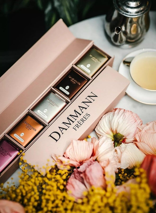 Dammann Freres Damman Freres Gift Set, Iris, Premium Gourmet French Teas, Set of 5 (1.1 Ounce Tins) - Image 2