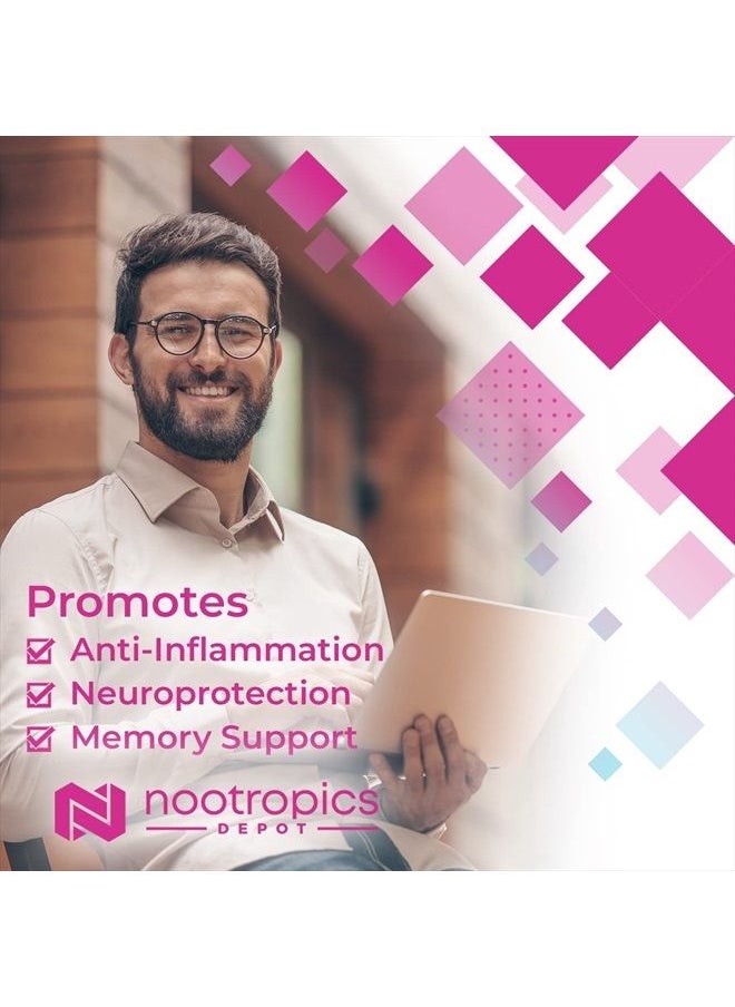 Nootropics Depot - Sabroxy® Tablets | 500mg | 30 Count | Minimum 10% Oroxylin-A | Oroxylum indicum | May Help Promote Focus & Motivation | May Help Promote Cognitive Function - Image 1