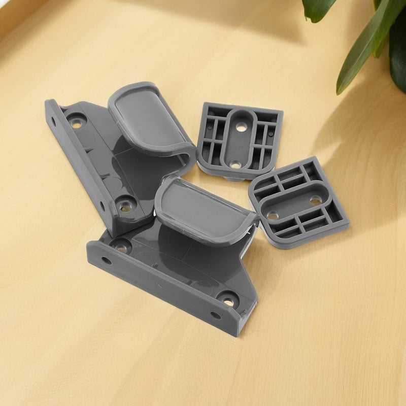 Retractable Gate Replacement Kit with Mounting Hardware and Fixing Supplies for Indoor and Pet Safety Barrier, Foldable Extension Accessories for Door and Stair Gates, Gray - Image 5