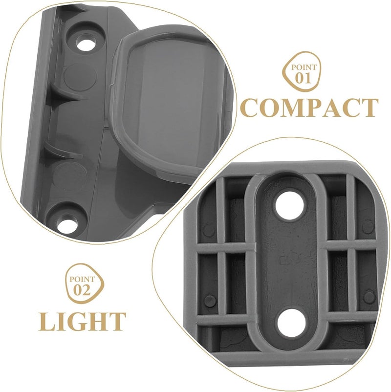 Retractable Gate Replacement Kit with Mounting Hardware and Fixing Supplies for Indoor and Pet Safety Barrier, Foldable Extension Accessories for Door and Stair Gates, Gray - Image 3