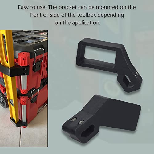 Haiouus Extension Cord Holder Organizer/Heavy Duty Level Mount Holder Kit for Milwaukee Packout Tool System, Heavy Duty Holder Hold Upto 50ft Large Extension Cord Ideal Cable Bracket with/Level Holder Black - Image 2