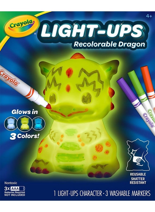 Crayola Light Ups Dragon, Reusable Holiday Craft, Light Up Toy, Indoor Holiday Decor, Toys for Kids, Arts & Crafts, Dragon Gift, 4+ - Image 2