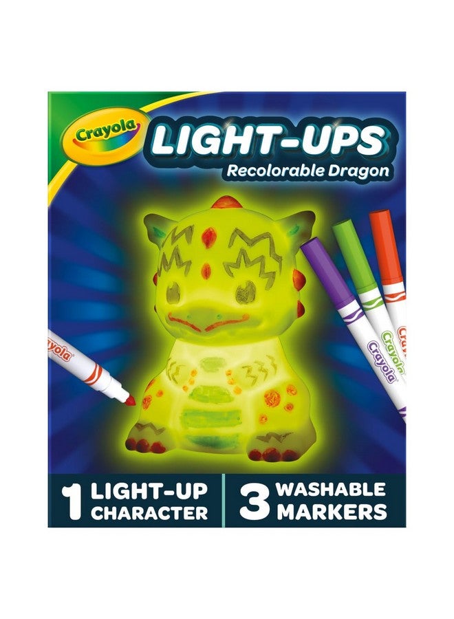 Crayola Light Ups Dragon, Reusable Holiday Craft, Light Up Toy, Indoor Holiday Decor, Toys for Kids, Arts & Crafts, Dragon Gift, 4+ - Image 1