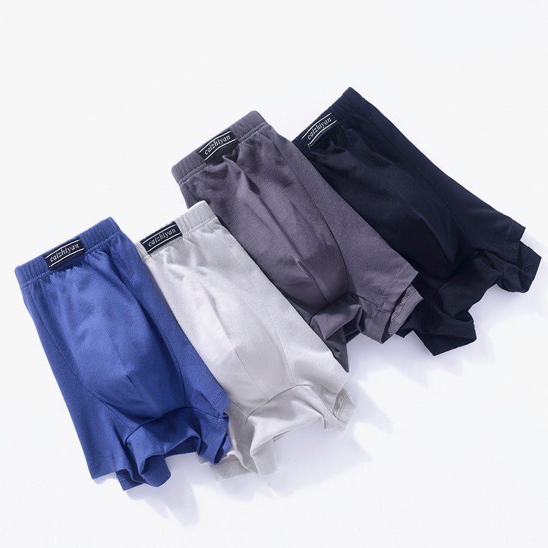 Middle-Aged And Elderly Large Size Pure Cotton Underwear Men'S Loose Summer Men'S Boxer Briefs Plus Fat Large Size Underwear - Image 3