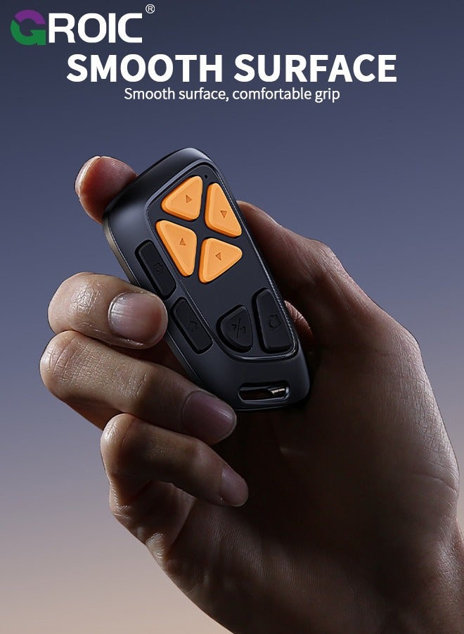 GROIC Wireless Camera Remote Shutter for Smartphones, Wireless Phone Camera Remote Control Compatible with iPhone/Android Cell Phone, Create Amazing Photos and Selfies, Wrist Strap Included - Image 5