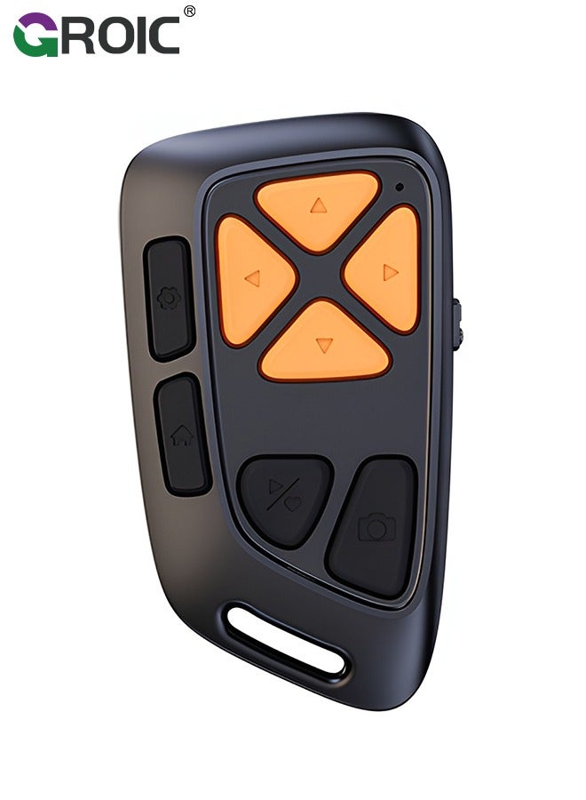 GROIC Wireless Camera Remote Shutter for Smartphones, Wireless Phone Camera Remote Control Compatible with iPhone/Android Cell Phone, Create Amazing Photos and Selfies, Wrist Strap Included - Image 1