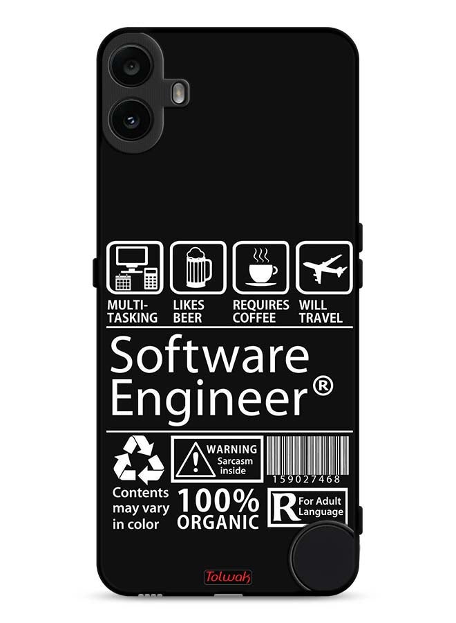 Tolwak Nothing CMF Phone 1 Protective Case Cover Software Engineer Sticker - Image 1
