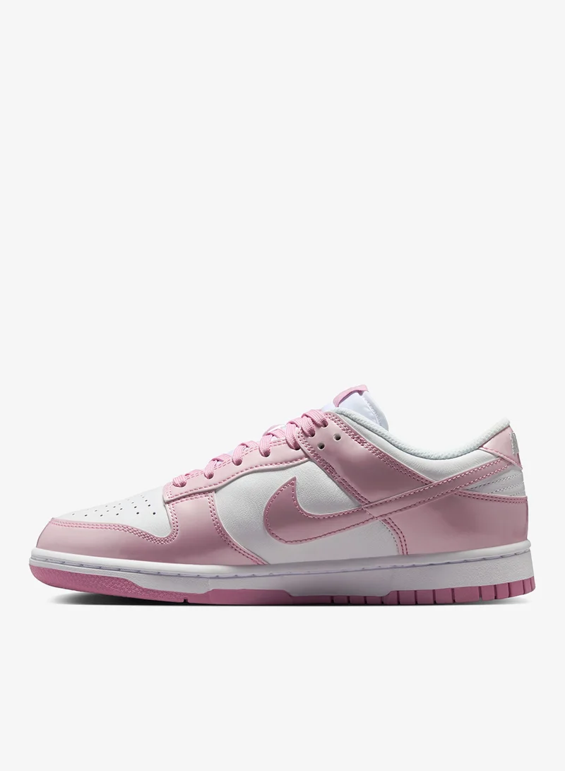 Nike WHITE/PINK RISE-WHITE-MTLC SILVER Dunk Low Se Street1 for Women | Best Price UAE