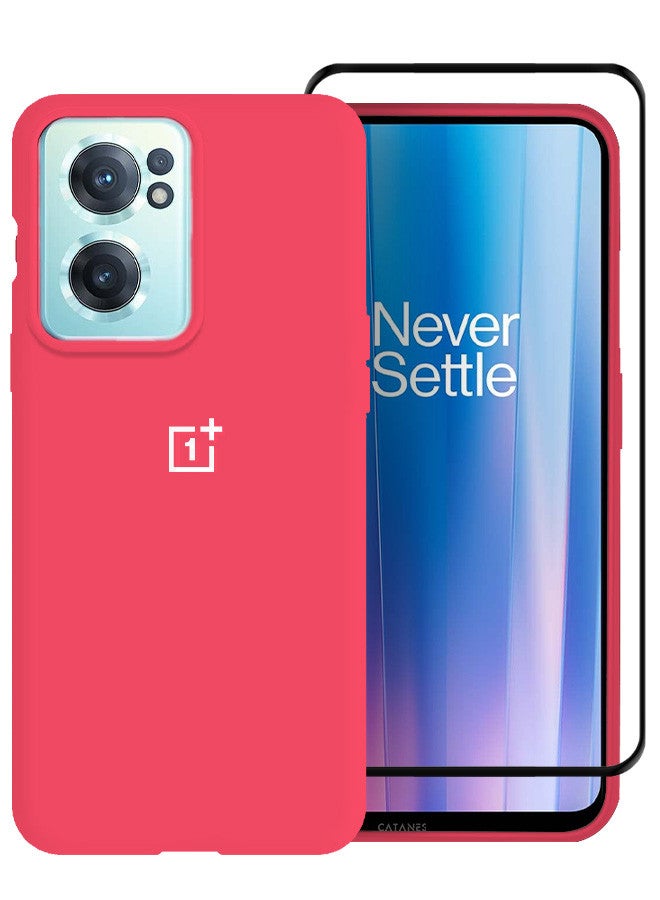 CATANES (for OnePlus Nord CE2) 2 Pack Case and Screen Protector Soft Slim Protective Case Scratch and Bump Resistant Cover - Image 2