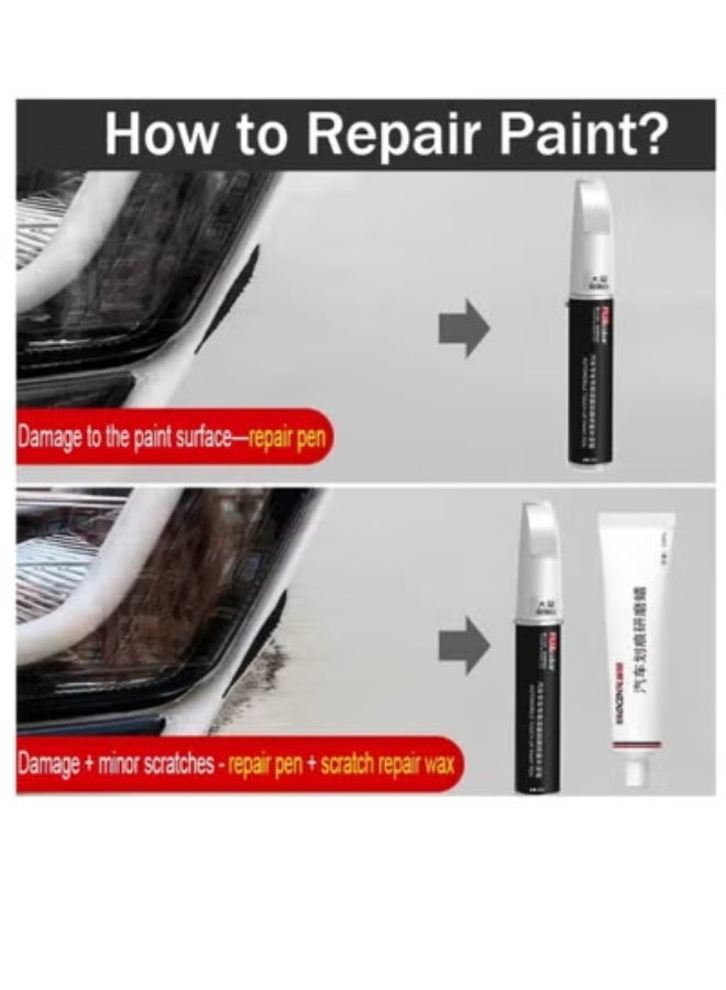 فوجي قلم إصلاح طلاء السيارة لملحقات إصلاح الخدوش باللون الأحمر - Image 4