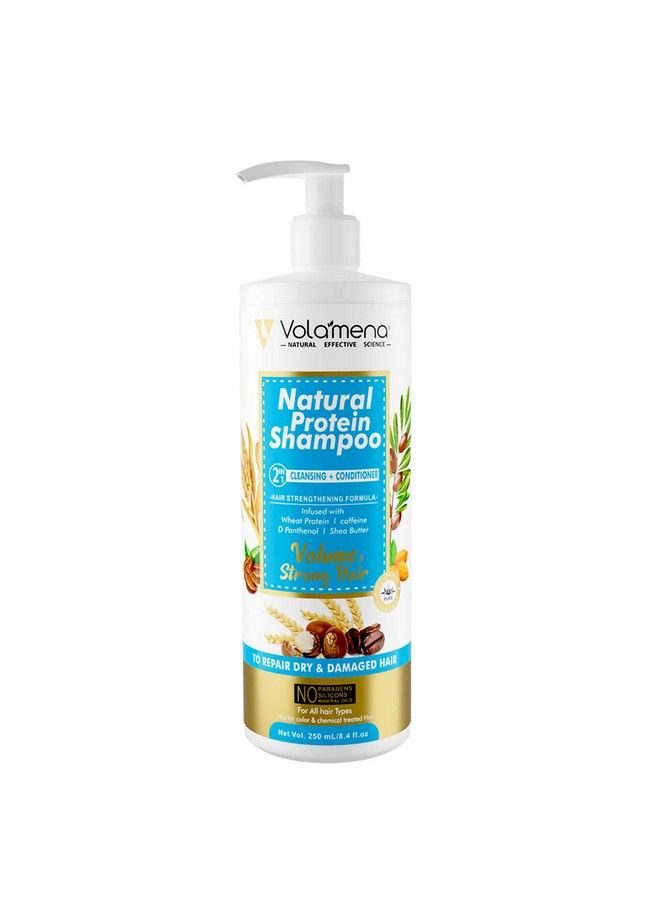VOLAMENA WITH DEVICE Natural Protein 2 In 1 Hair Shampoo 250 Ml - Image 2