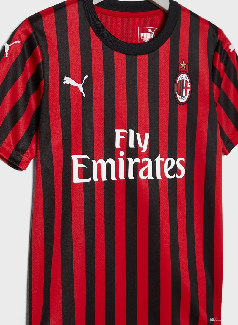 PUMA Youth AC Milan 19/20 Home Replica Jersey