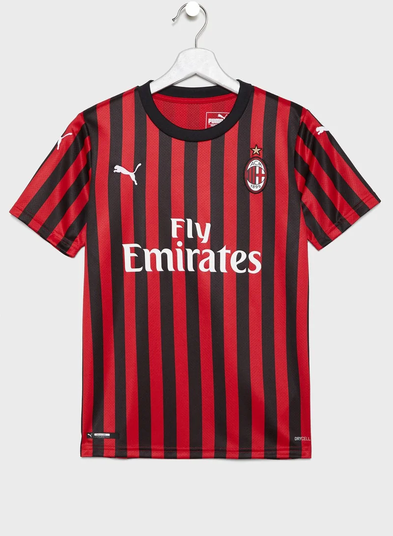PUMA Youth AC Milan 19/20 Home Replica Jersey