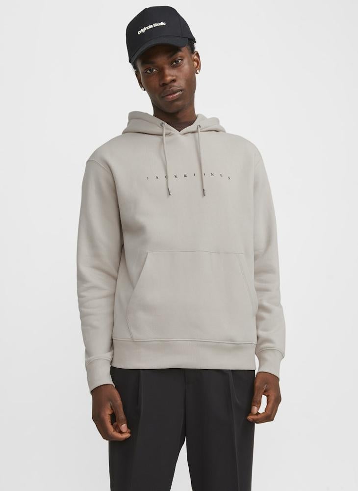 JACK & JONES Logo Graphic Pullover Hoodie - Image 1