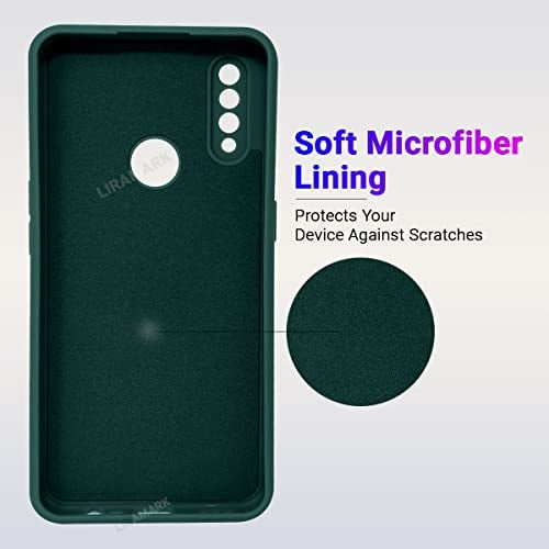 LIRAMARK Silicone Soft Back Cover Case for Oppo A31 / Oppo A8 (Silicone Green) - Image 2