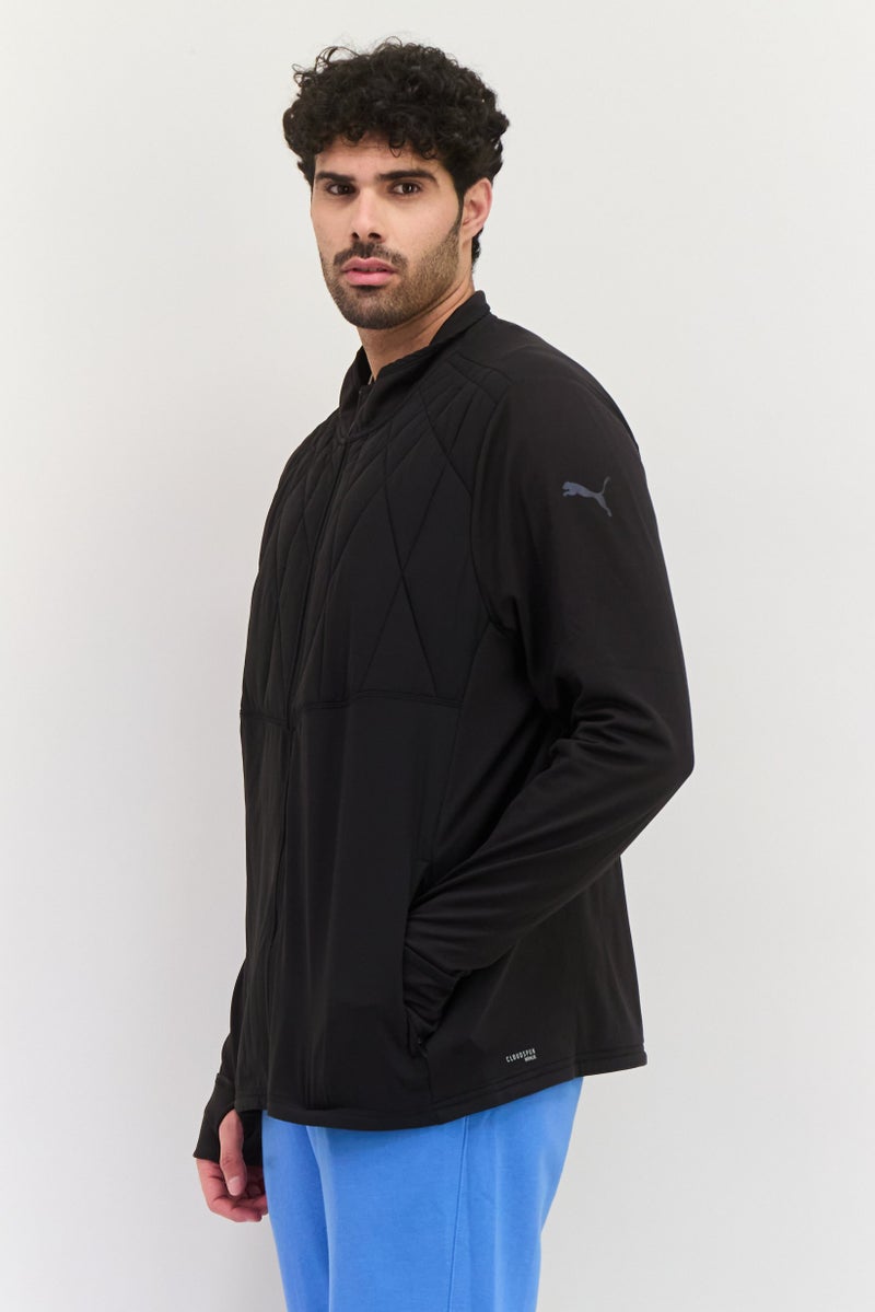 PUMA Men Sportswear Fit Long Sleeves Running Jacket, Black - Image 3